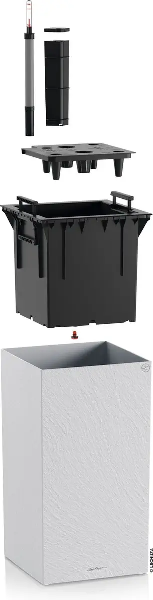 Lechuza CANTO Slatestone 30 High Plantenbak - 11L - afbeelding 2 van 5