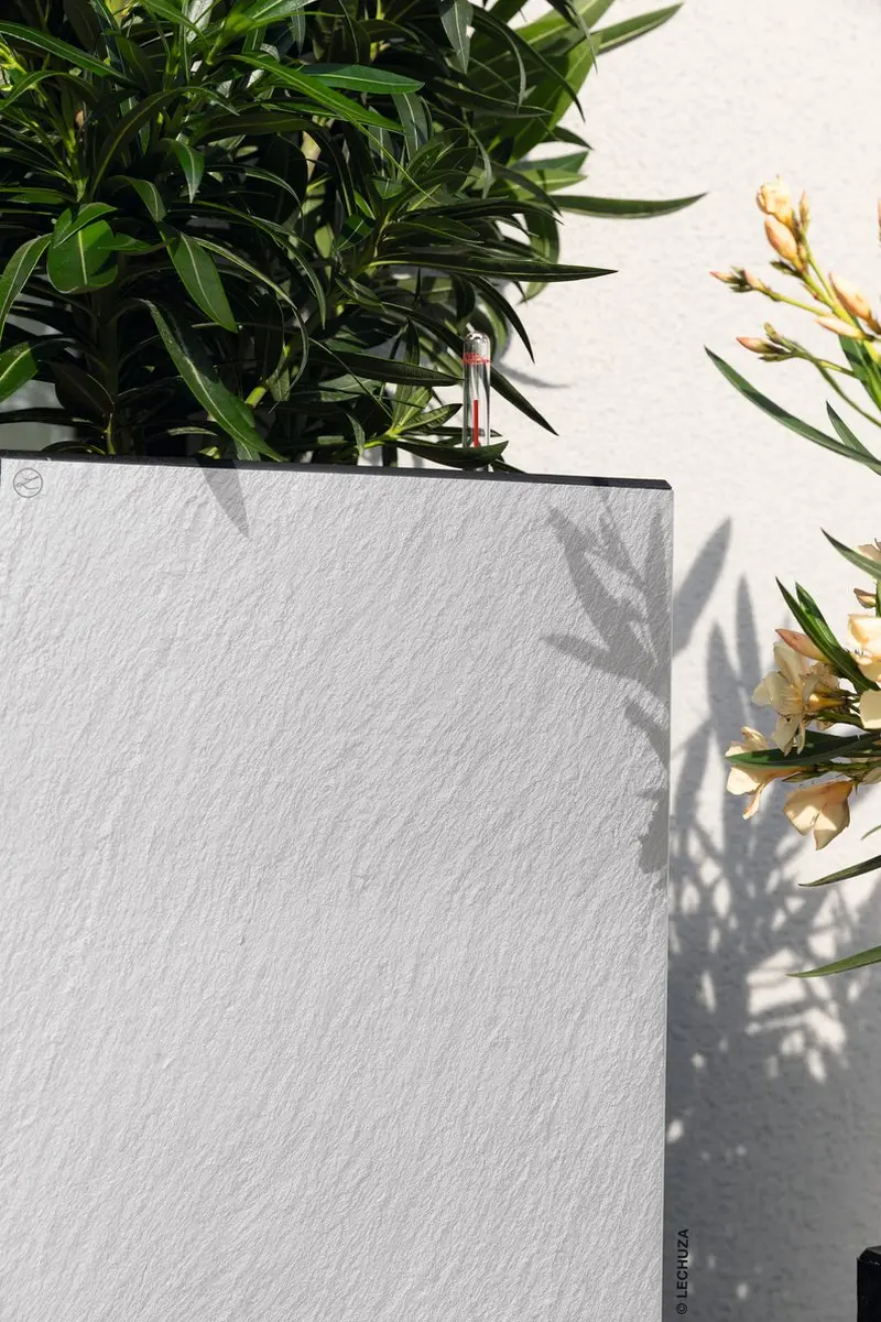 Lechuza CANTO Slatestone 40 High Plantenbak - Lichtgrijs - afbeelding 2 van 6