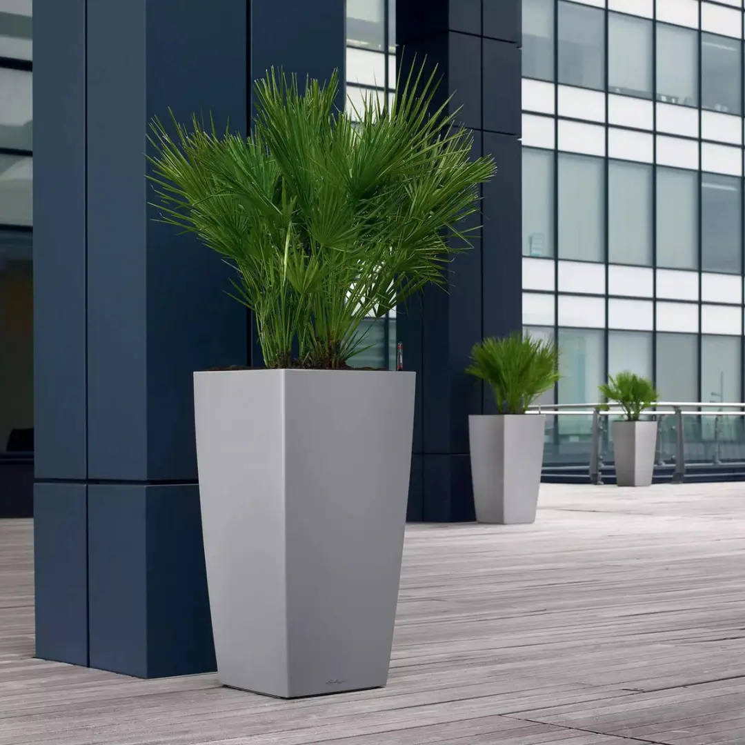 Lechuza Cubico Premium 50 Plantenbak - Scharlakenrood - afbeelding 6 van 6