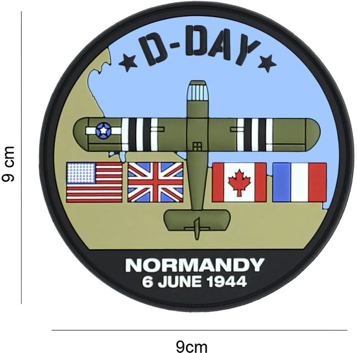 101 inc Embleem 3D PVC D-Day Waco