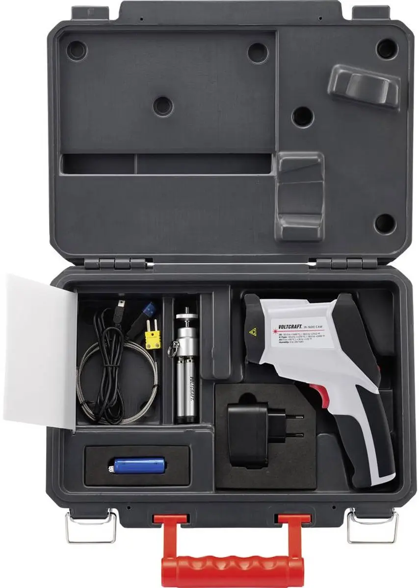 Voltcraft IR-1600CAM Infrarood-thermometer - 50:1 - -50 tot +1600°C - afbeelding 4 van 4