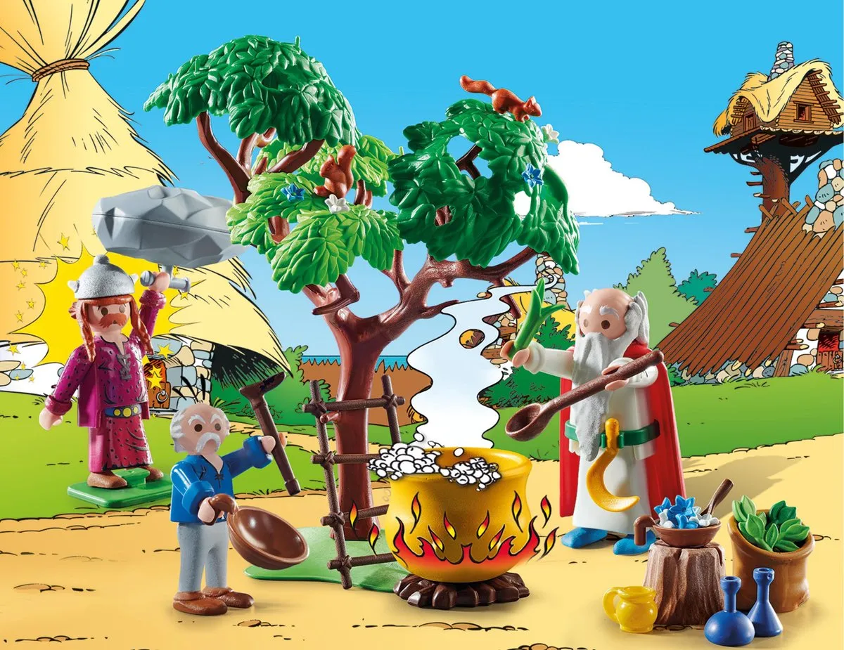 Playmobil Asterix Panoramix met Toverdrank 70933 - Multicolor