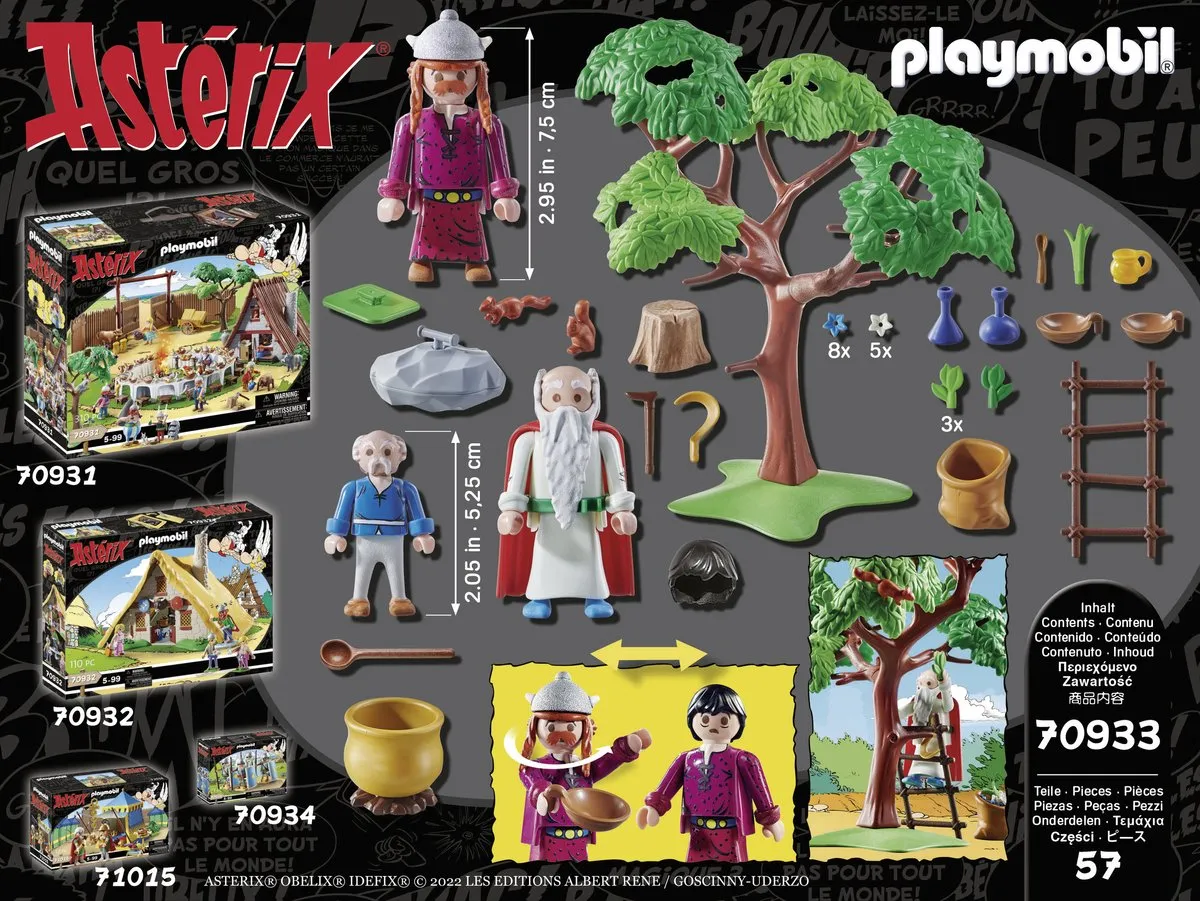 Playmobil Asterix Panoramix met Toverdrank 70933 - Multicolor - afbeelding 6 van 6