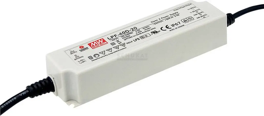 Mean Well LPF-40D-42 LED-driver, LED-transformator Constante spanning, Constante