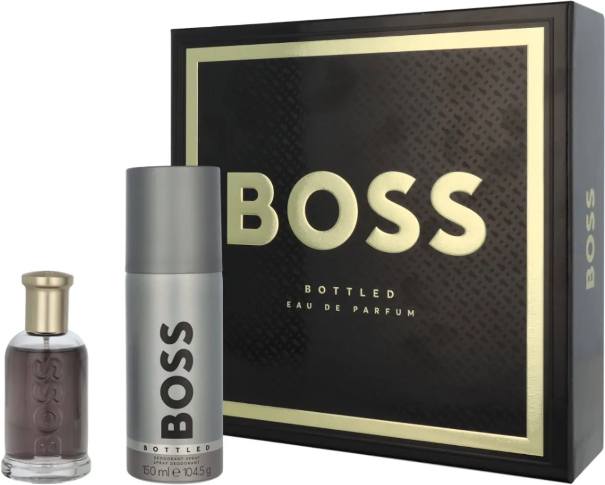 Hugo Boss Bottled Parfumset - 200ml (50ml EDP + 150ml Deo)