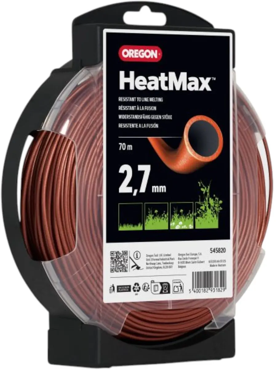Oregon Techni 280 Trimmerdraad - 2,7mm x 70m - Groen - afbeelding 2 van 3