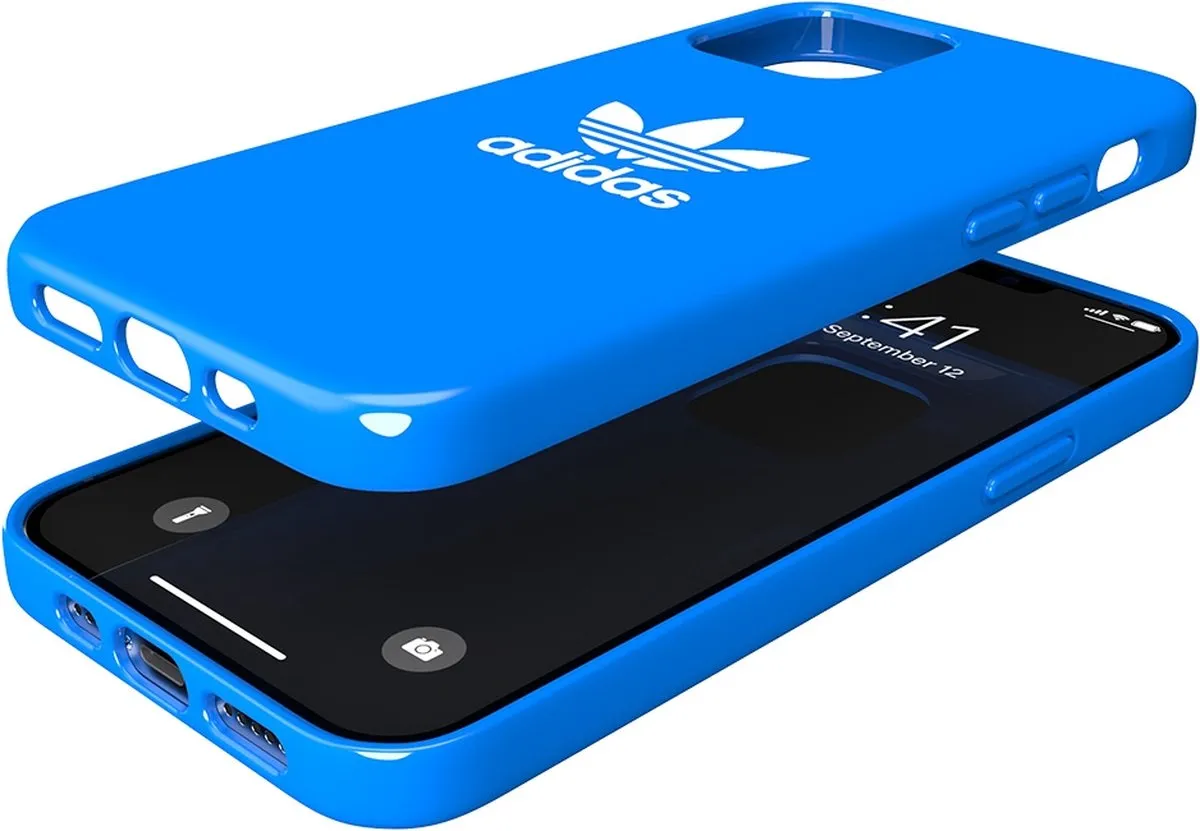 Adidas Snap Case Trefoil TPU Hoesje iPhone 12 Pro Max - Blauw