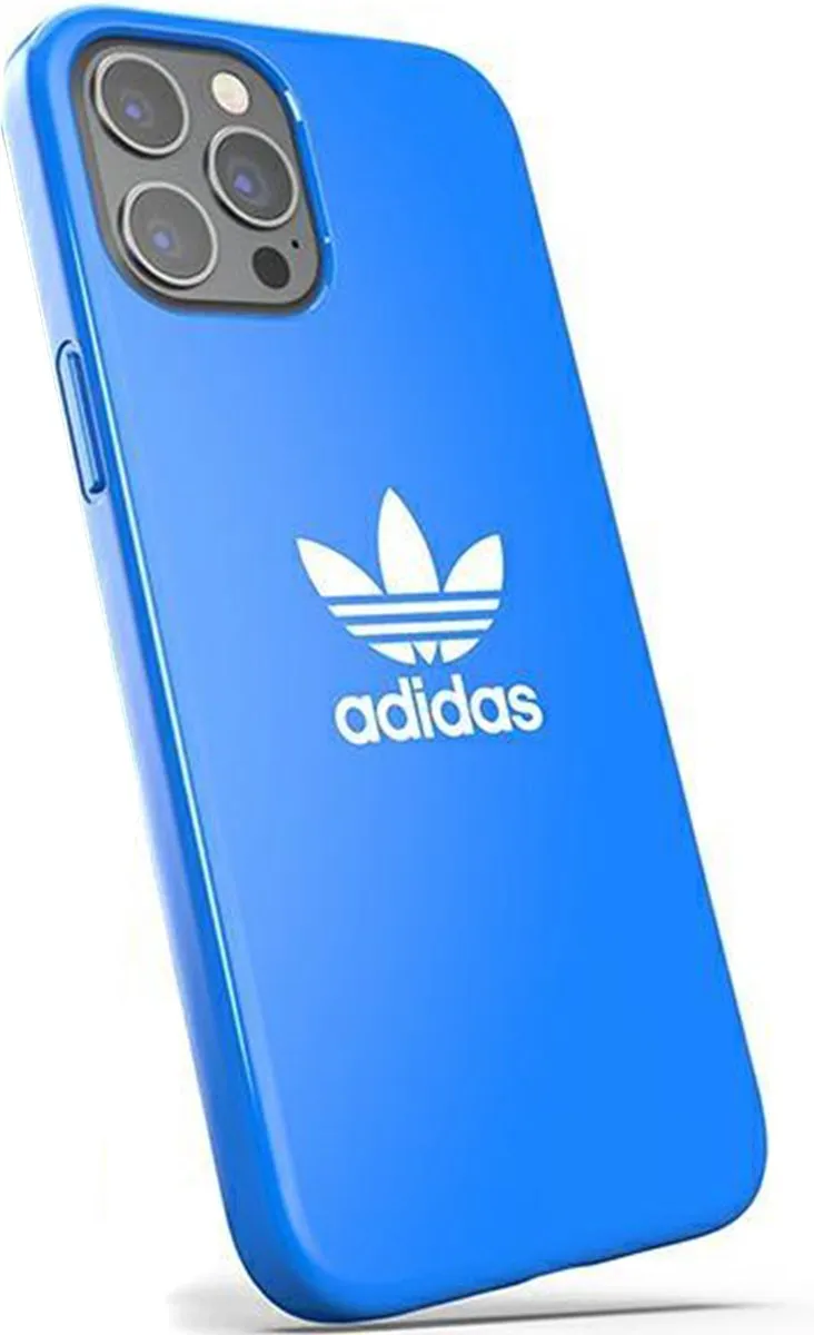 Adidas Snap Case Trefoil TPU Hoesje iPhone 12 Pro Max - Blauw