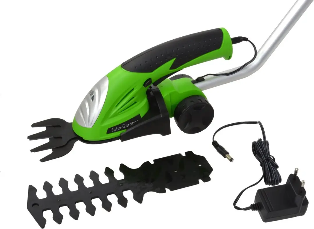 GEKO Draadloze grasschaar met 2 messen en ergonomische greep