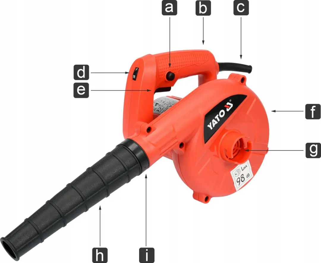 Yato YT-85170 Bladblazer - 600W - afbeelding 6 van 6