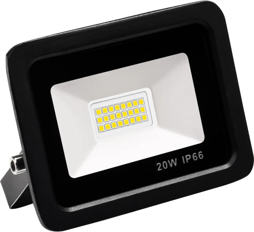 LED Breedstraler 2 stuks 20W 4000K Helder wit IP66 2000 lumen Kantelbaar