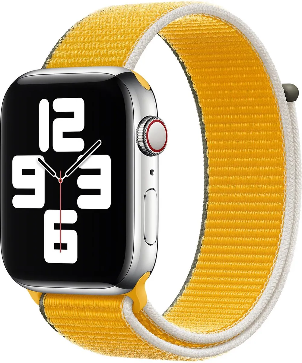 Apple Watch Geweven Sportband Geel