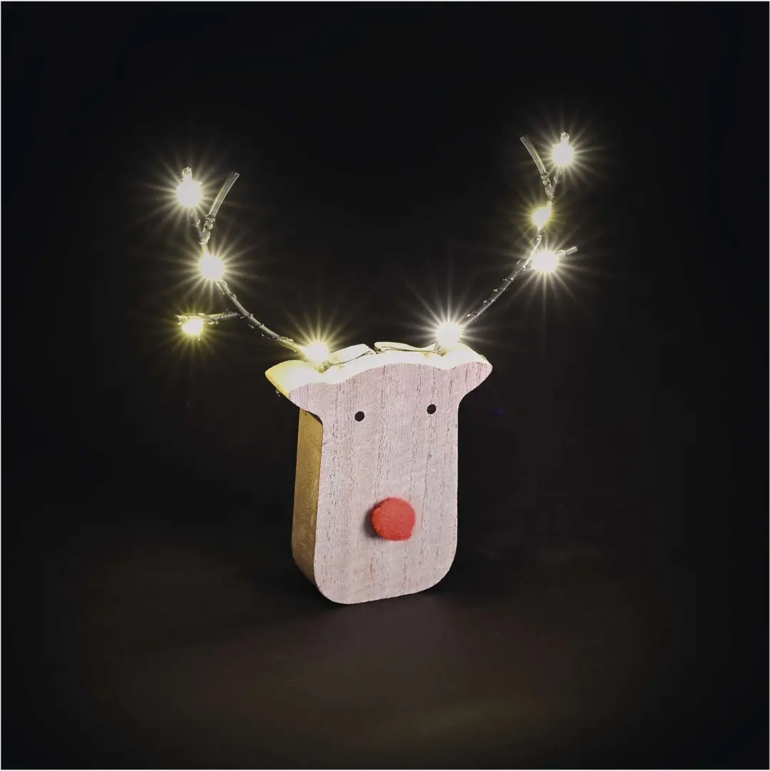EMOS Houten LED-decoratie