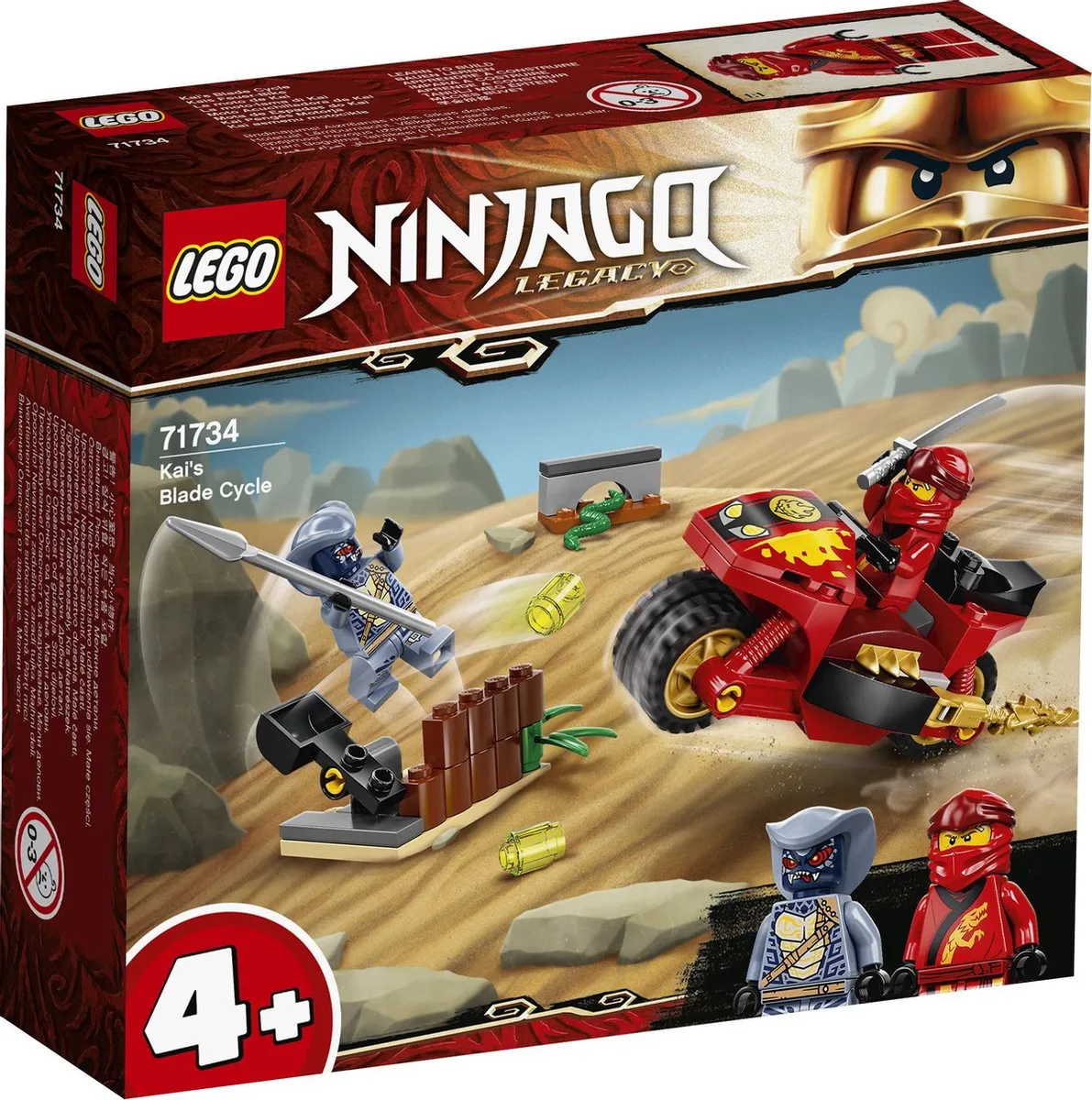 LEGO Ninjago Kai's Zwaardmotor 71734 - 54 Stukken - afbeelding 2 van 6