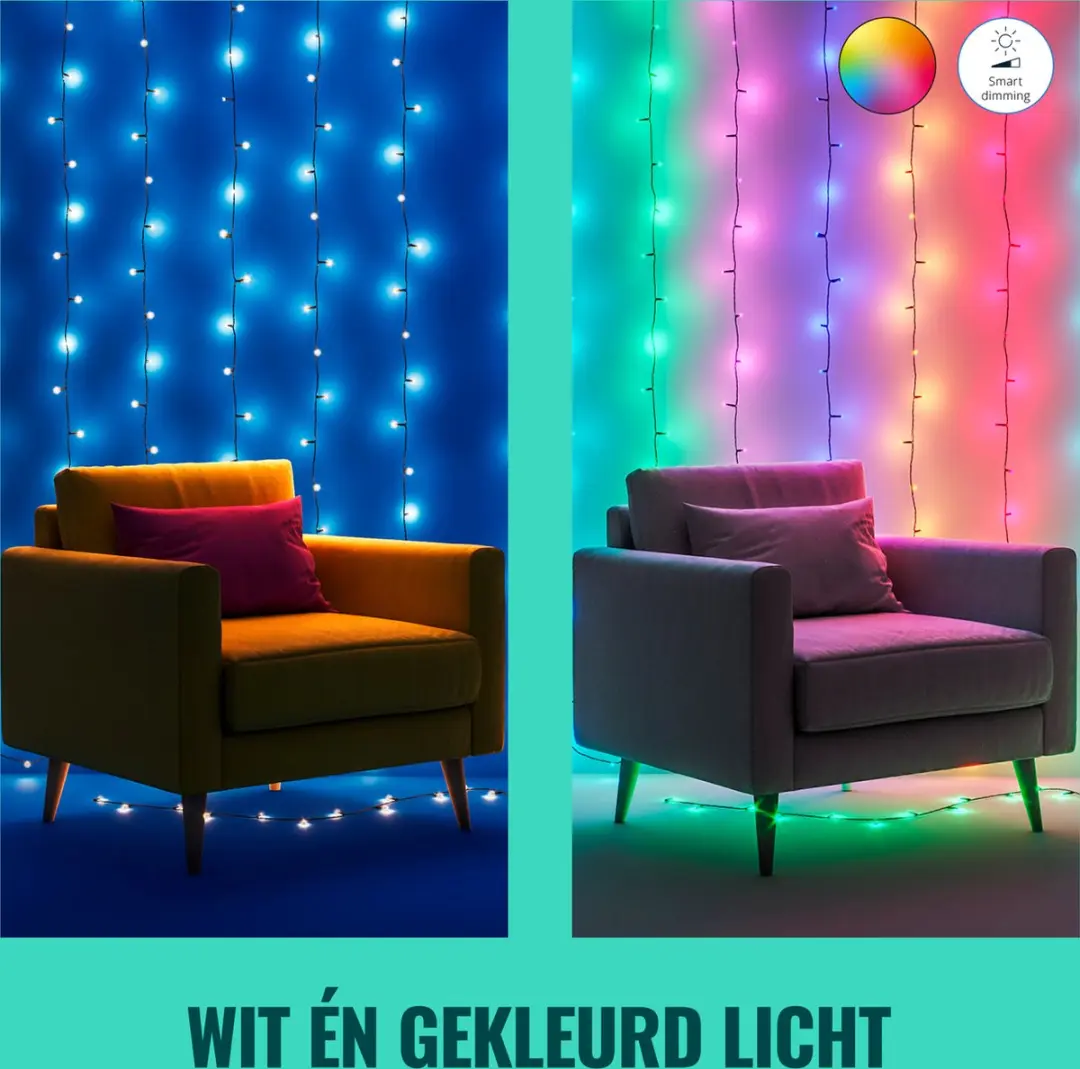 WiZ Smart Fairy Light Lichtketting 20m - 160 LED - afbeelding 5 van 6
