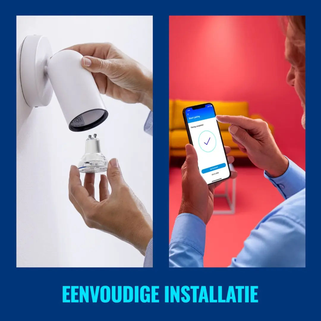 WiZ Slimme LED Spot GU10 - Warmwit tot Koudwit - Wi-Fi - afbeelding 5 van 6