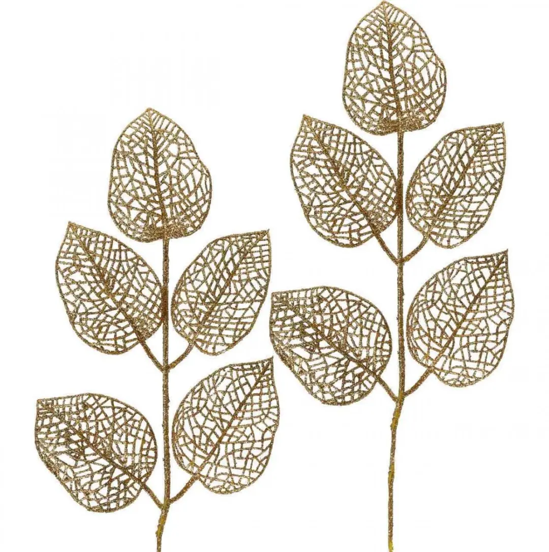 Kaemingk Kerstspray Goud - 10 stuks - afbeelding 4 van 4