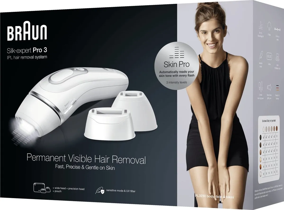 Braun Silk·expert Pro 3 PL3230 IPL Ontharingsapparaat - 300.000 Flitsen - afbeelding 6 van 6