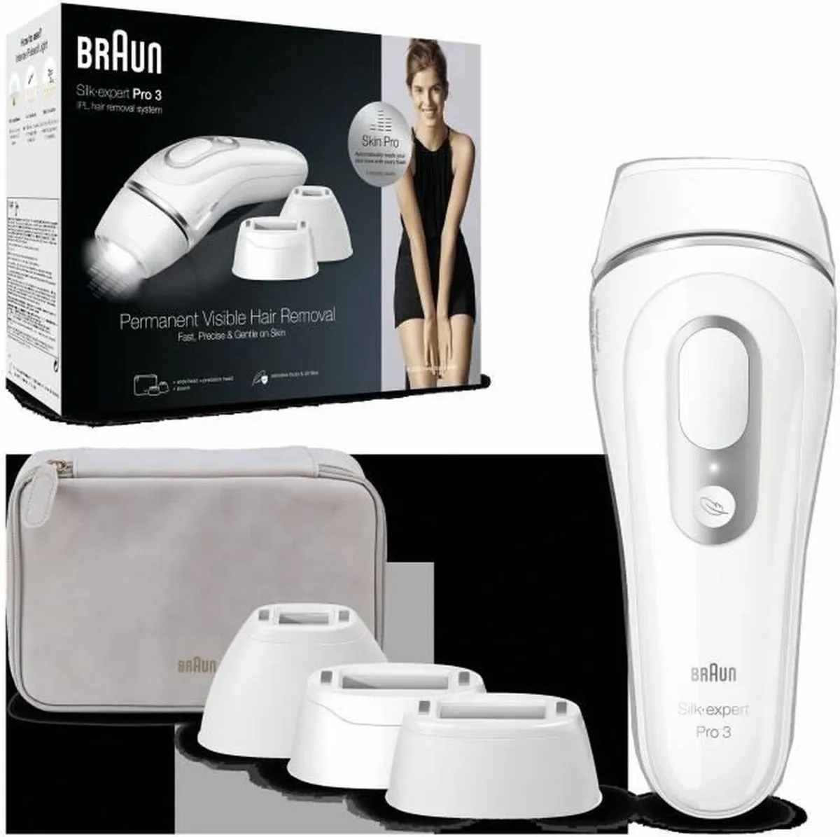 Braun Silk·expert Pro 3 PL3230 IPL Ontharingsapparaat - 300.000 Flitsen