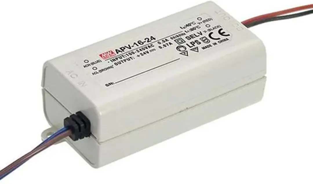 5V 16W APV-16-5 LED-transformator Constante spanning Mean Well