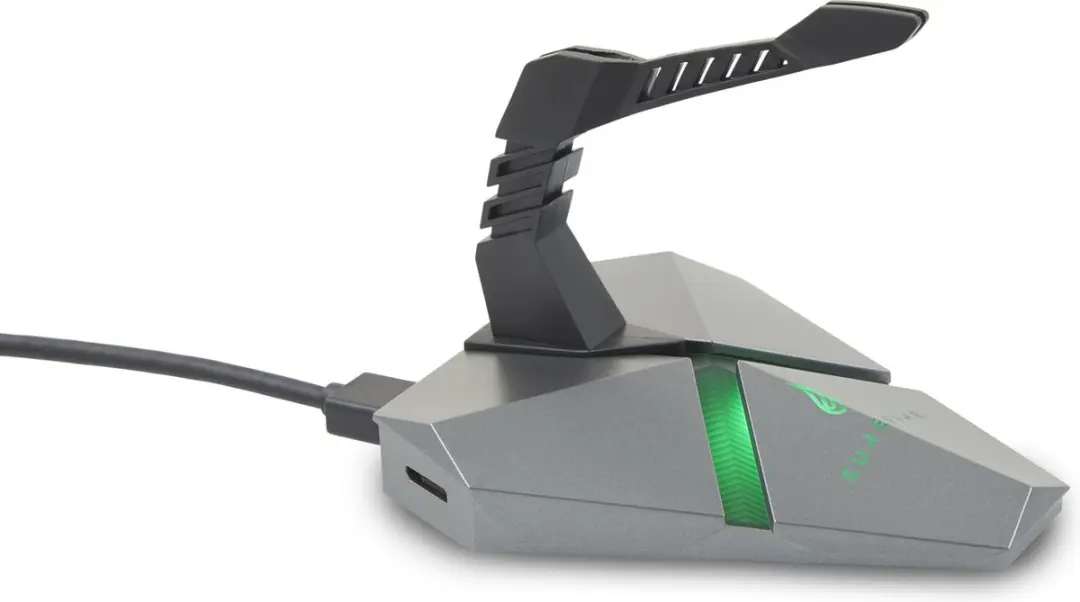 SureFire Axis 48814 Bungee USB Hub - Zwart - afbeelding 4 van 6