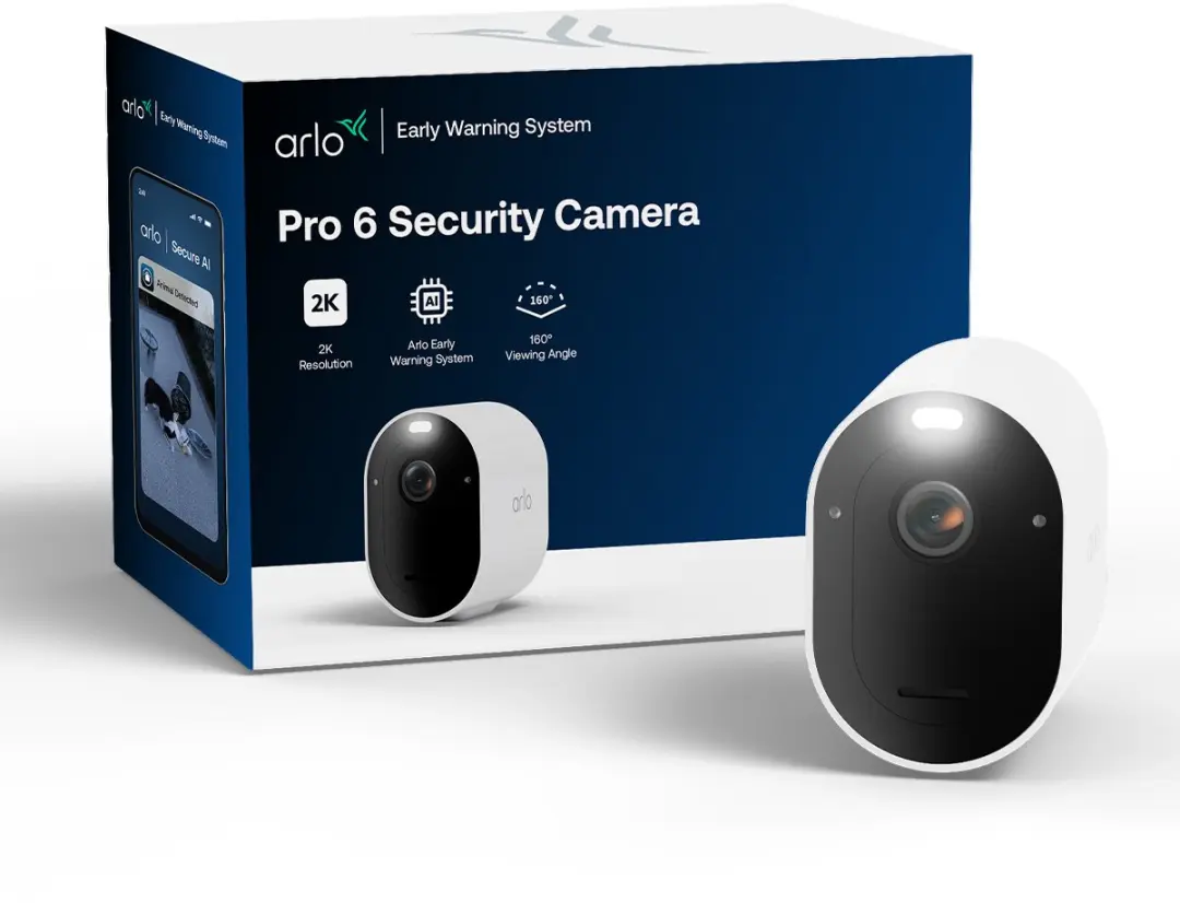Arlo Pro 6 2K+ Beveiligingscamera VMC4070P-100EUS