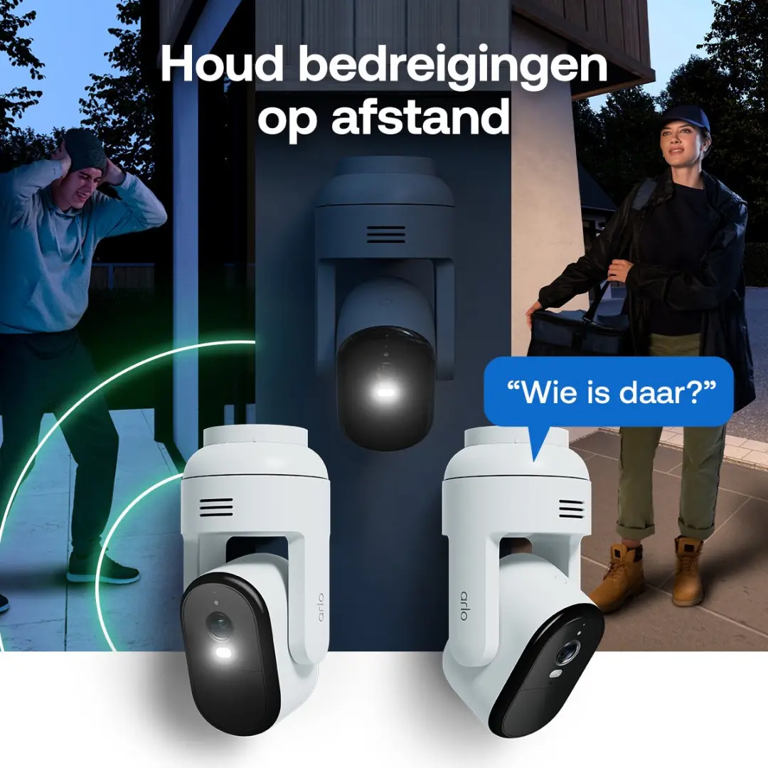 Arlo Essential 3 2K PTZ beveiligingscamera set van 2 - VMC3283-100PES - afbeelding 3 van 6