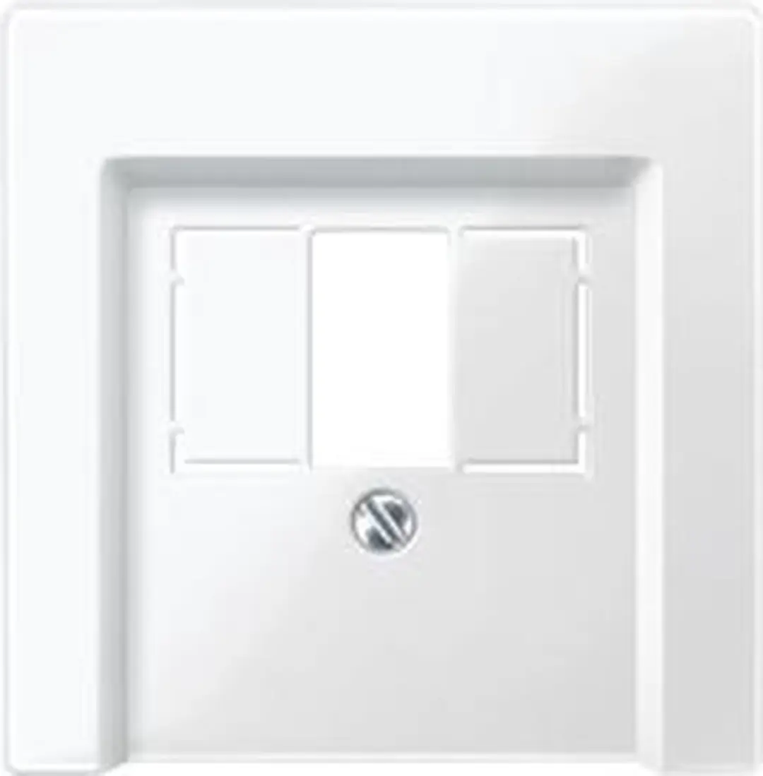 Schneider Electric Merten System M Centraalplaat voor TAE Telefoonaansluiting