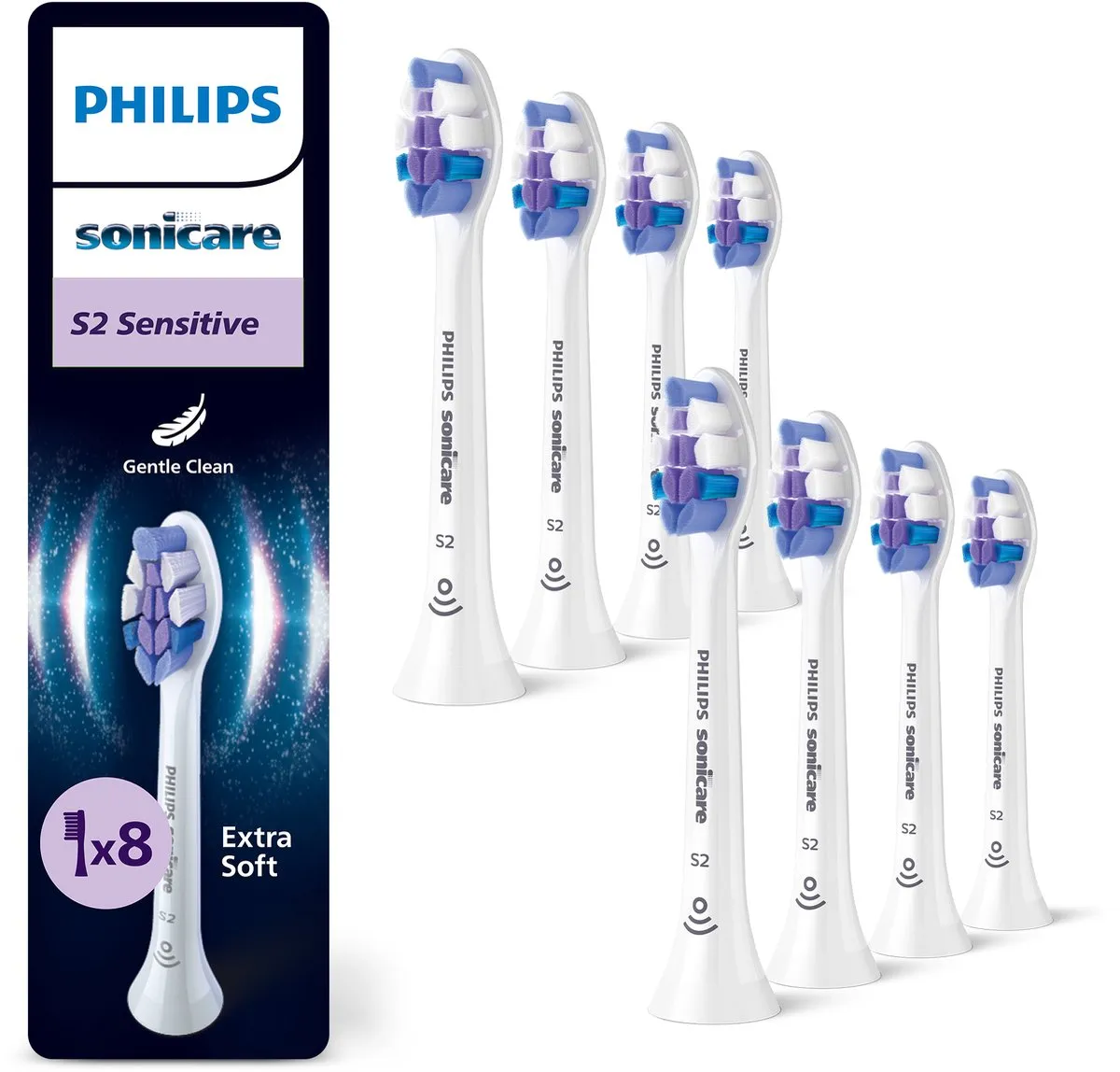 Philips Sonicare Optimal Sensitive HX6058/87 Opzetborstels