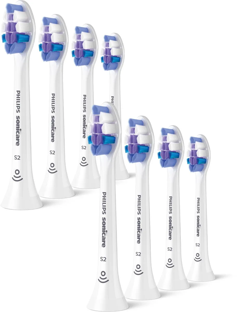 Philips Sonicare Optimal Sensitive HX6058/87 Opzetborstels - 8 Stuks