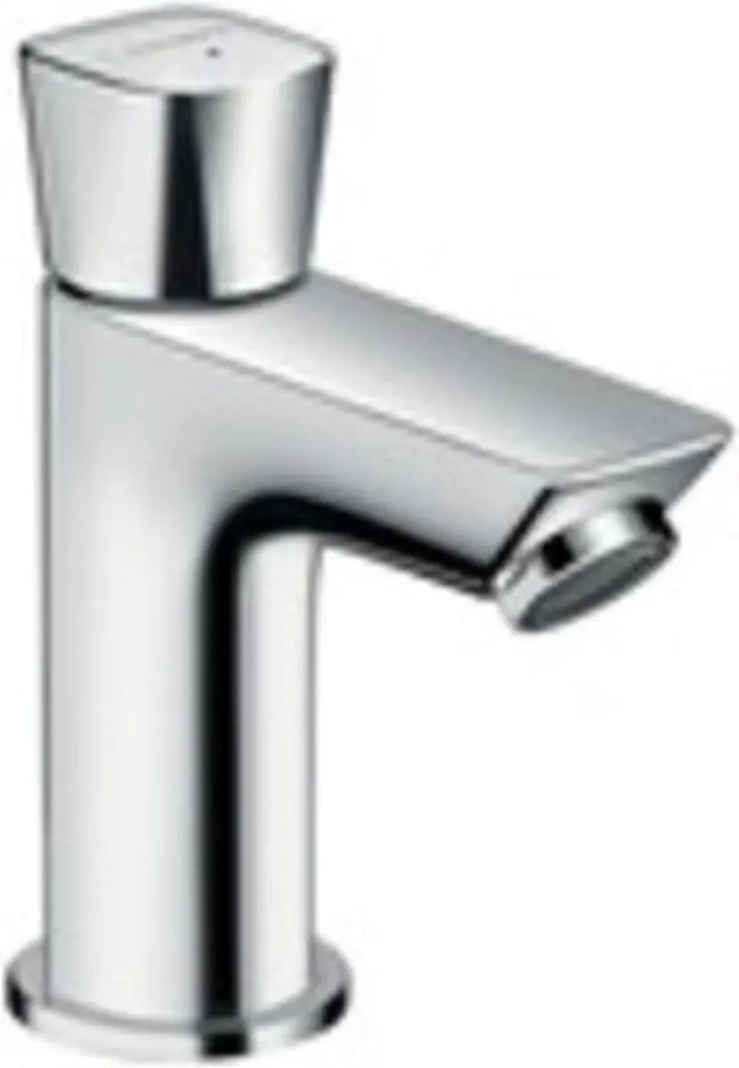 hansgrohe Logis - Toiletkraan - Zonder waste - 80mm - Voor koud water - Chroom - afbeelding 5 van 6