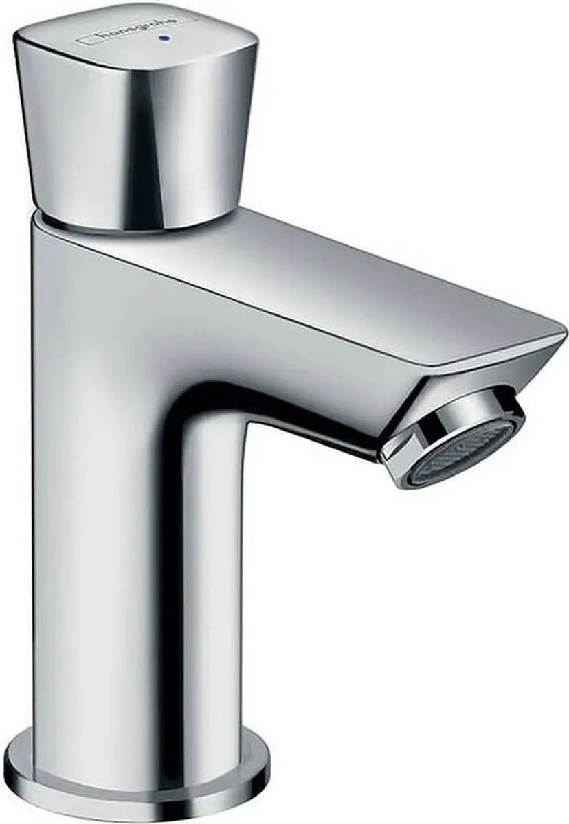 hansgrohe Logis - Toiletkraan - Zonder waste - 80mm - Voor koud water - Chroom - afbeelding 6 van 6