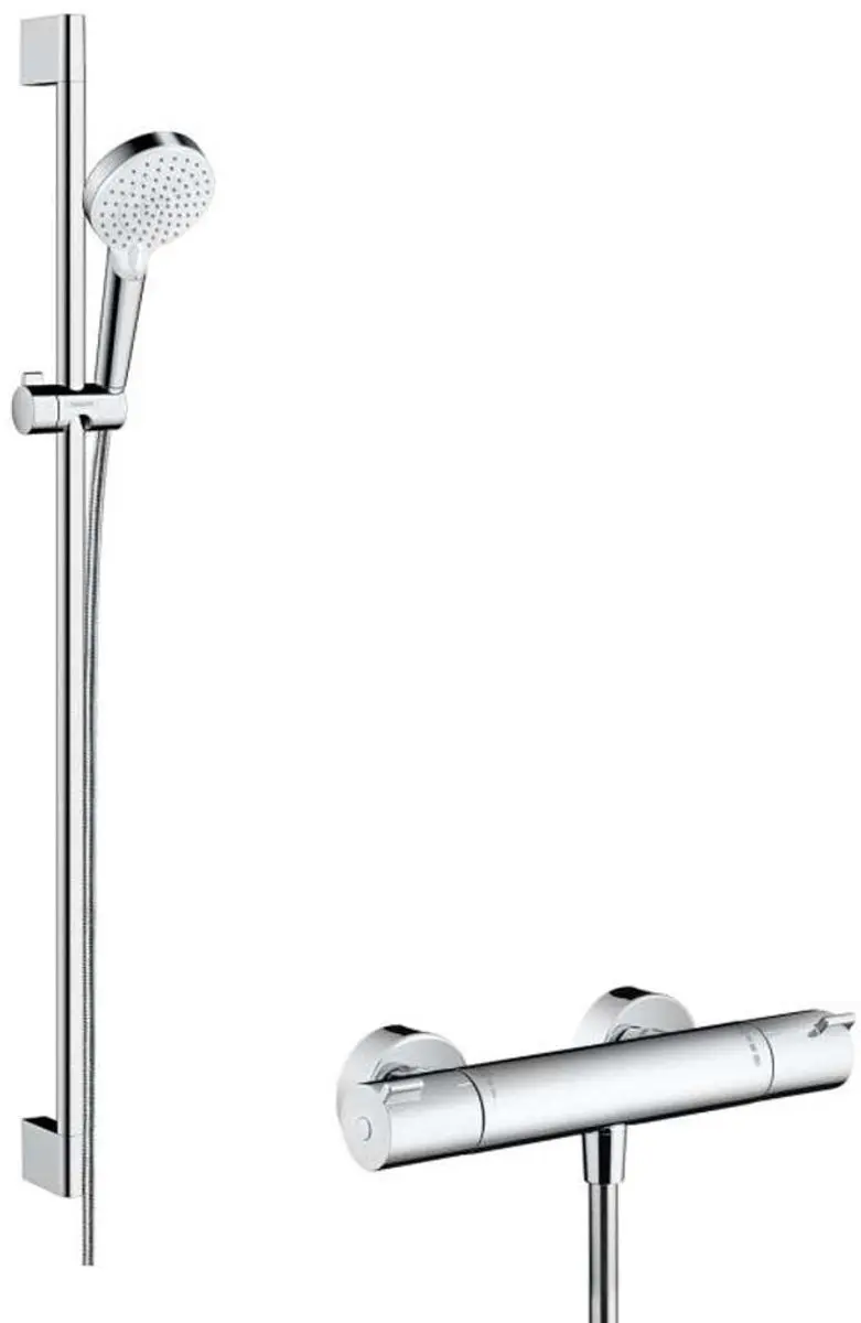 Hansgrohe Crometta Ecostat 1001 CL Douchestang 65cm - afbeelding 2 van 6