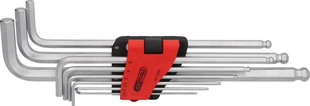 KS Tools Classic Inbussleutelset XL 151.3220 - 9-delig - afbeelding 3 van 4