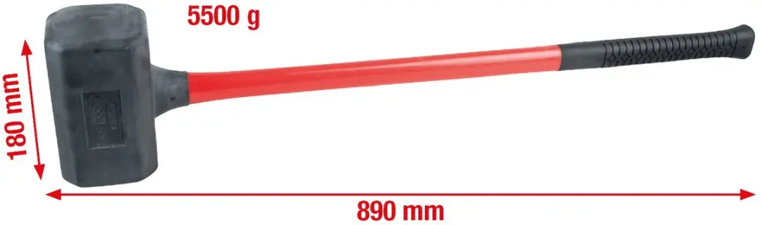 KS Tools 140.5259 Terugslagvrije Beschermhamer XL 5500g