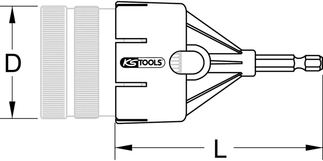 KS Tools 105.3005 Buisontbramer - 50mm - afbeelding 3 van 6