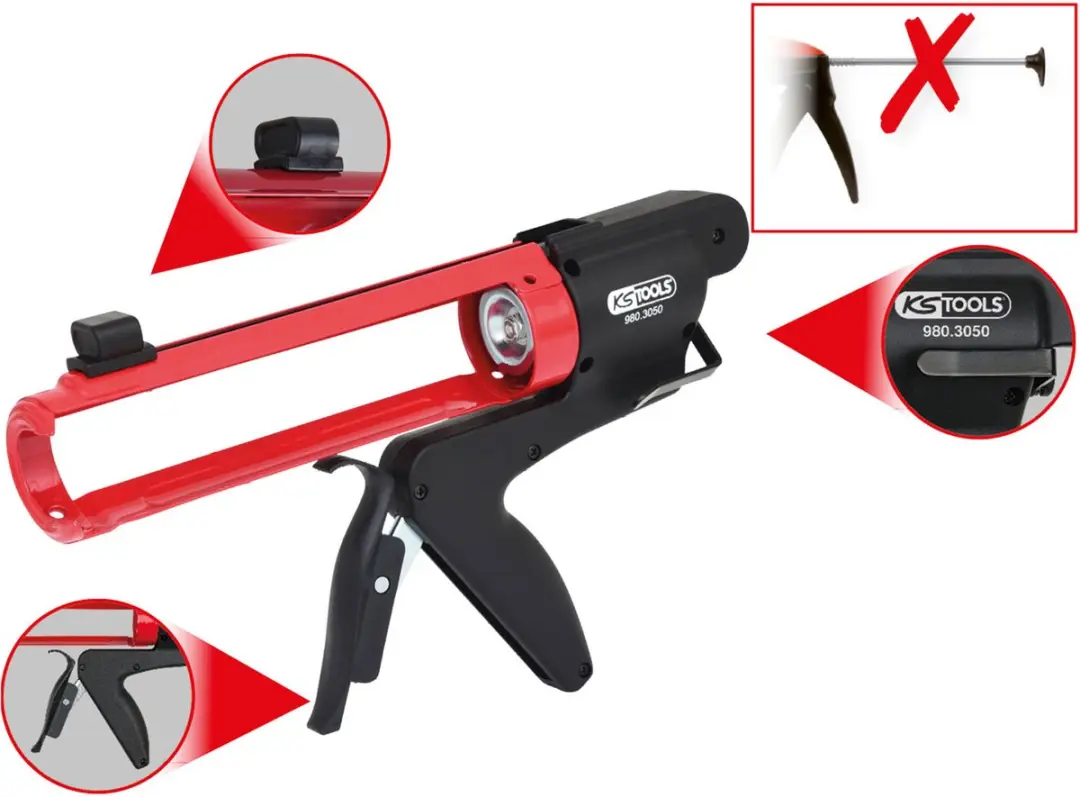KS Tools Patroonpistool 310ml - 980.3050 - afbeelding 3 van 6