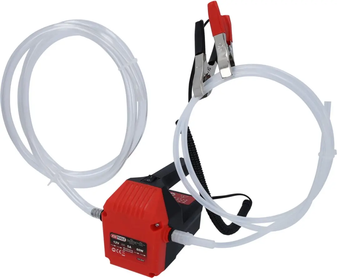 KS Tools 150.2820 Elektrische olieafzuigpomp - Rood/Zwart - afbeelding 2 van 6