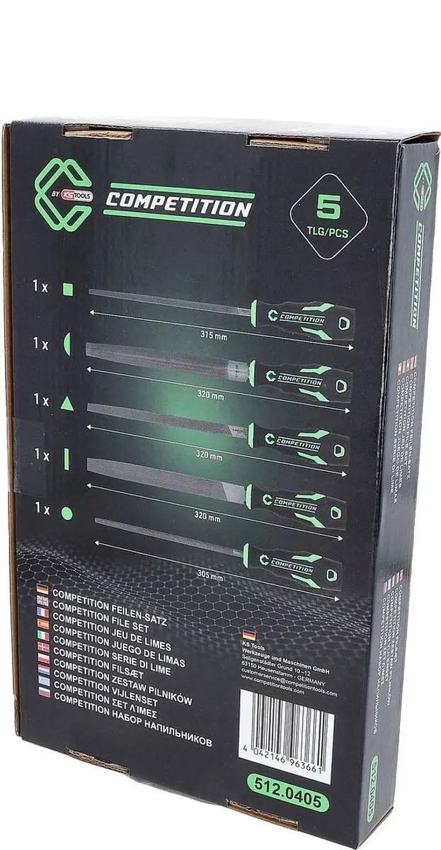 KS Tools 512.0405 Competitie Vijlenset