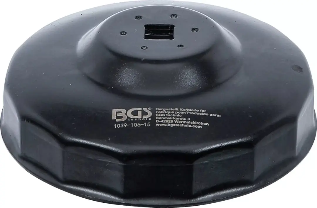 BGS technic Oliefiltersleutel 1039-106-15 - 15-kant - Ø106mm - afbeelding 4 van 5