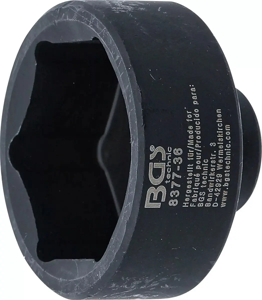 BGS technic Oliefiltersleutel 8377-36 - zeskant Ø36mm - afbeelding 3 van 4