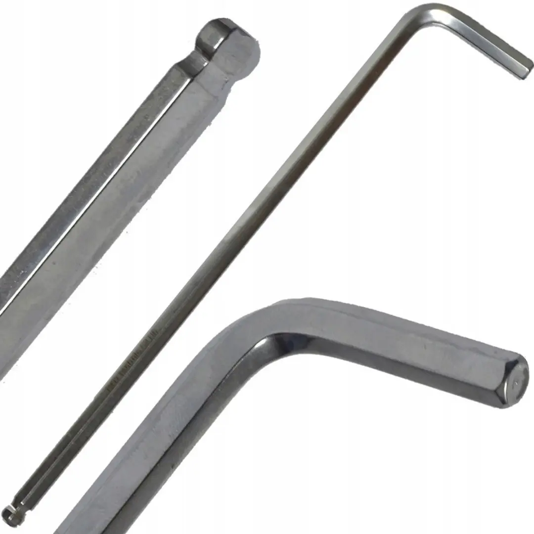 Lange inbussleutel met kogelkop 6,0 mm