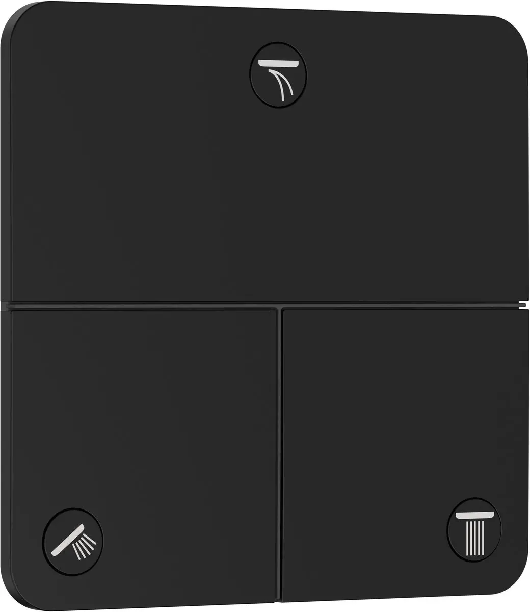 Hansgrohe ShowerSelect Comfort Q 15587670 Afbouwdeel - Mat Zwart - afbeelding 2 van 2