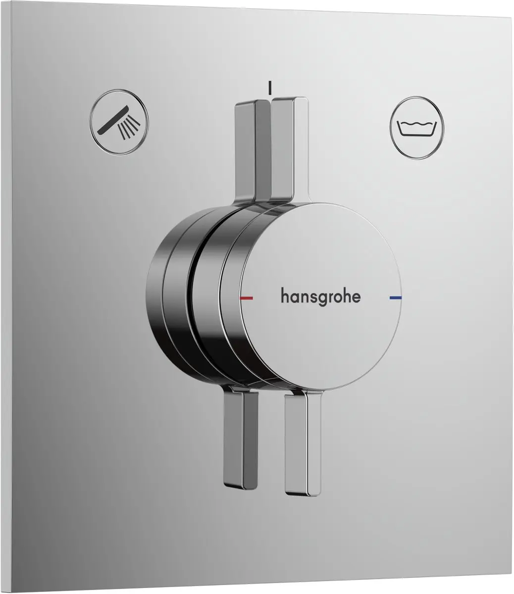 Hansgrohe DuoTurn E Inbouwthermostaat 75417000 - Chroom - afbeelding 2 van 6