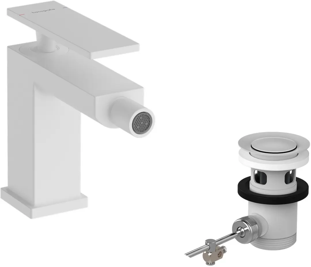 Hansgrohe Tecturis E Bidetmengkraan 73200700 - Wit - afbeelding 5 van 6