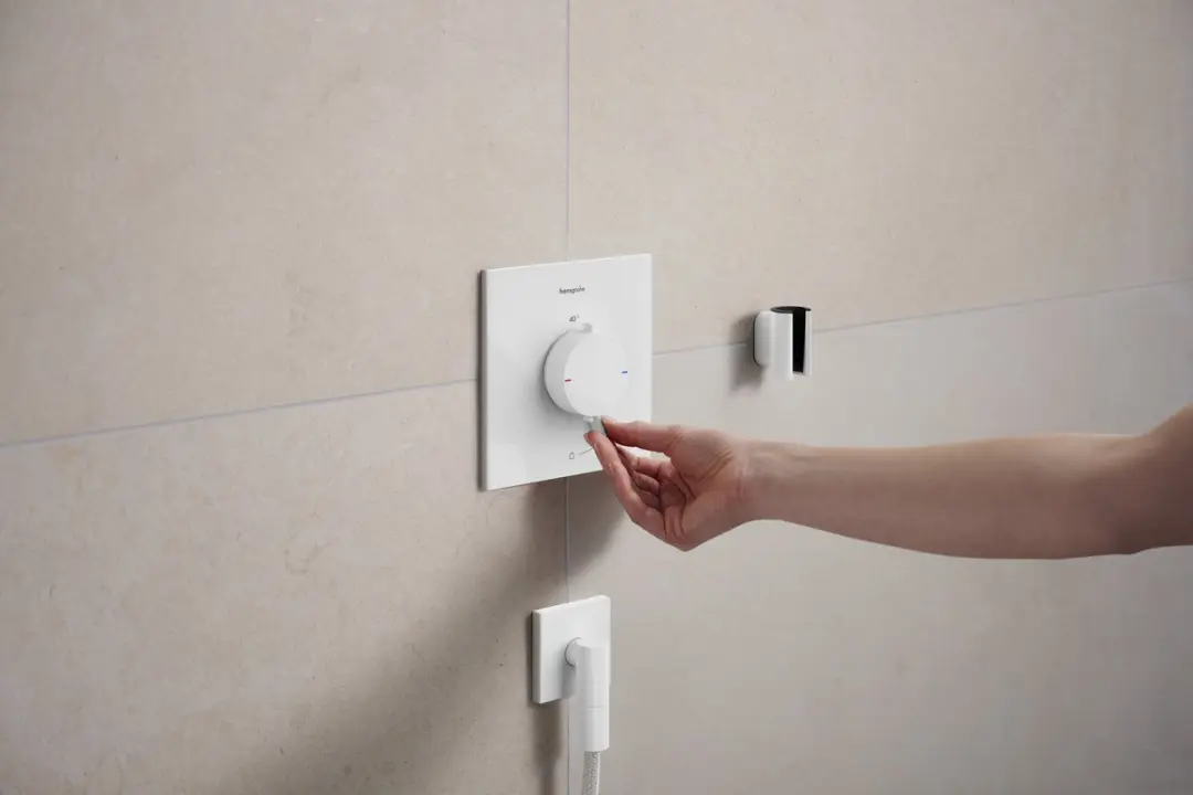 Hansgrohe Ecostat Comfort E 33710700 Thermostaat - Mat Wit - afbeelding 4 van 6