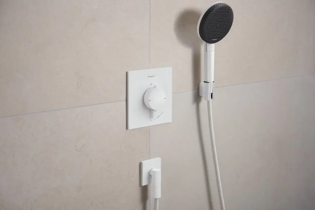 Hansgrohe Ecostat Comfort E 33710700 Thermostaat - Mat Wit - afbeelding 6 van 6