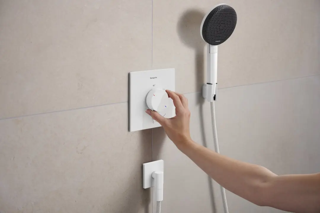 Hansgrohe Ecostat Comfort E 33710700 Thermostaat - Mat Wit - afbeelding 3 van 6