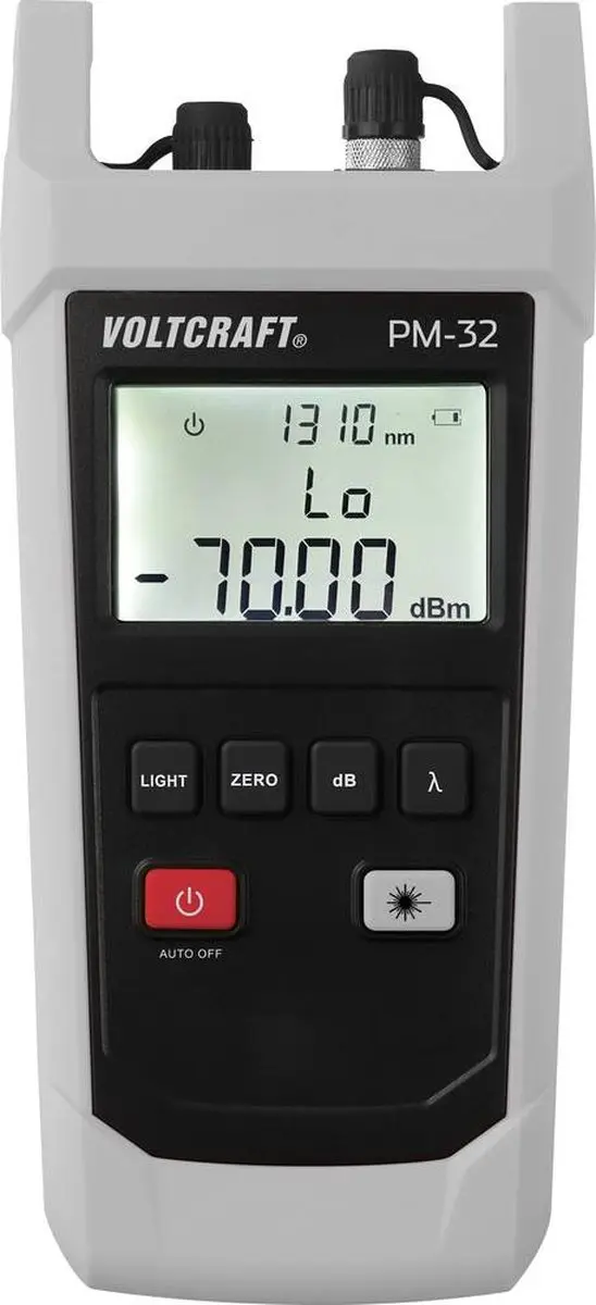 Voltcraft PM-32 Glasvezeltester
