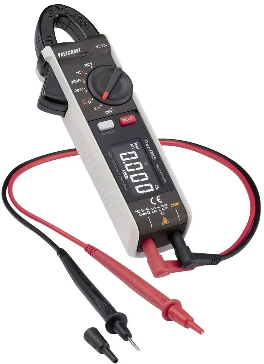 Voltcraft VC-331 SE Stroomtang - CAT II 600 V - afbeelding 2 van 4